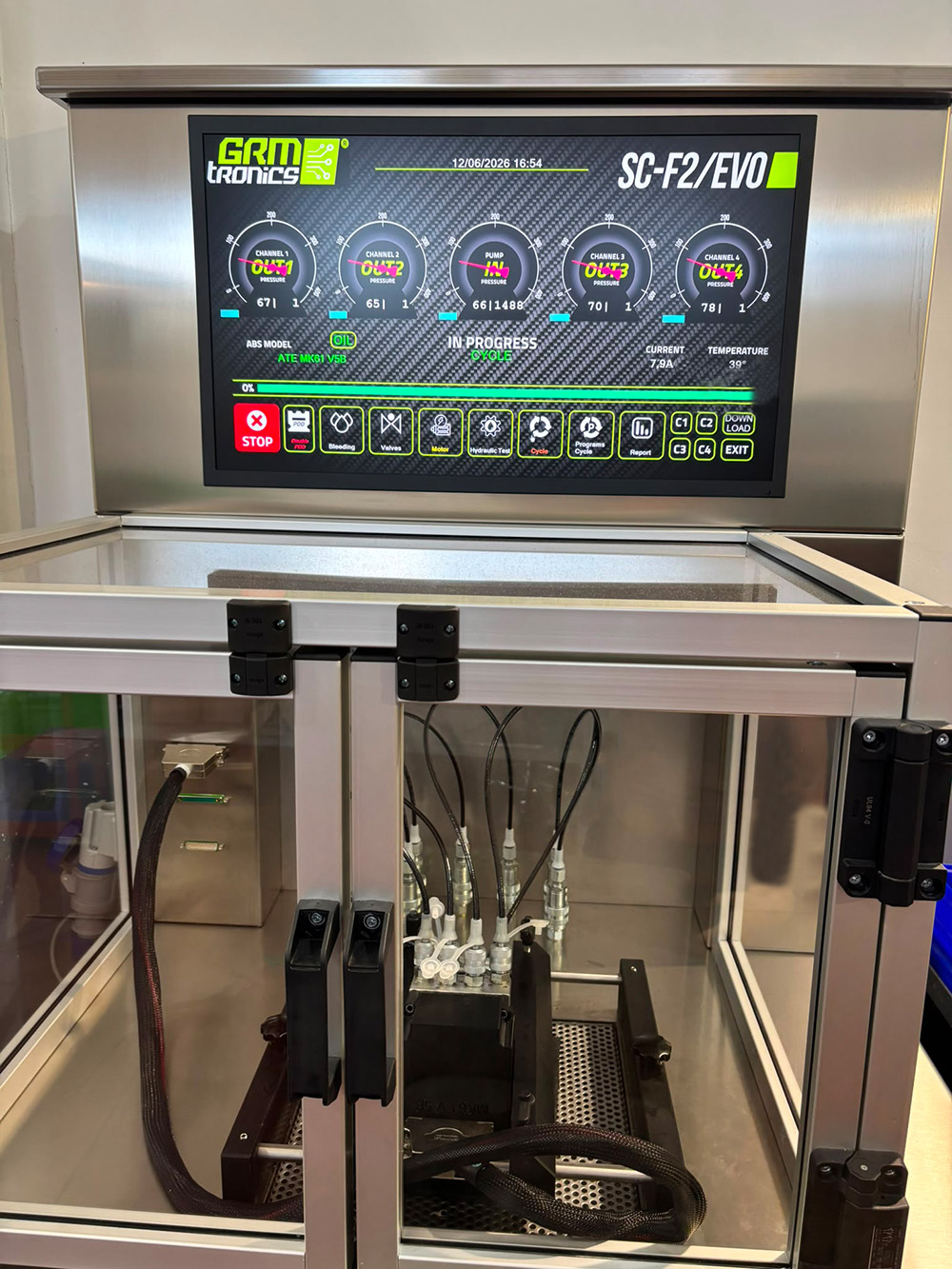 banco prova abs sc-f2evo